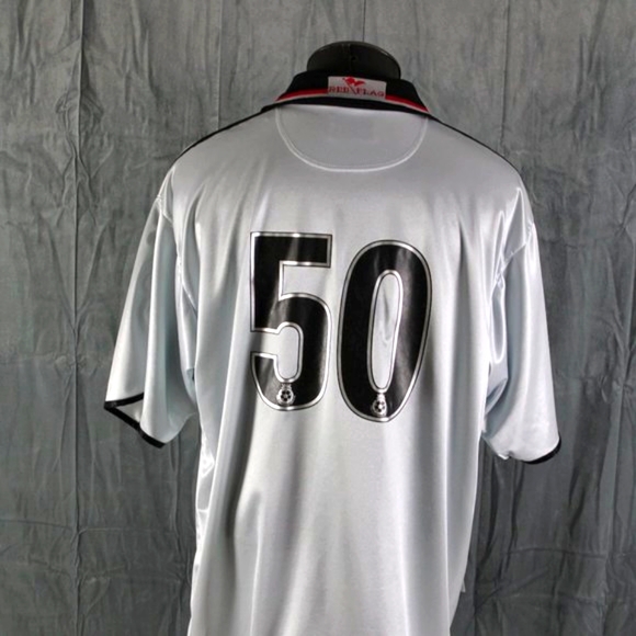 Bransley FC Jersey (VTG) - 2002 Away Jersey by Red Flag - Men's 2XL - Picture 8 of 12